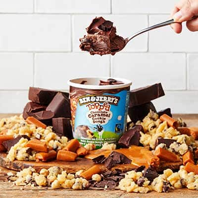 Topped Chocolate Caramel Cookie Dough