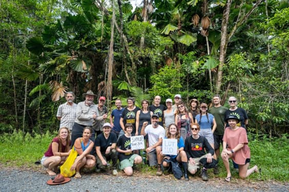 Group of people in Daintree