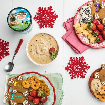 Step 4 cookies, pretzels, graham crackers, and other treats for dipping