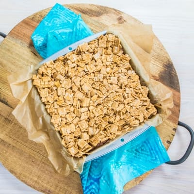 Step 3 Completed bars before going into the freezer