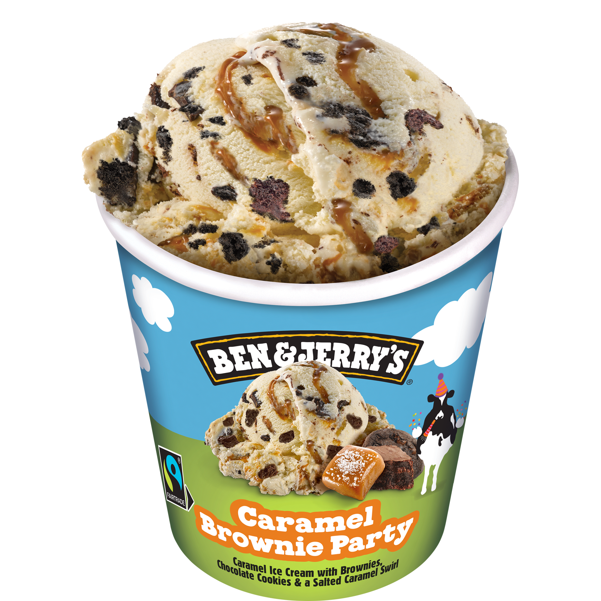 Caramel Brownie Party Original Ice Cream Tubs