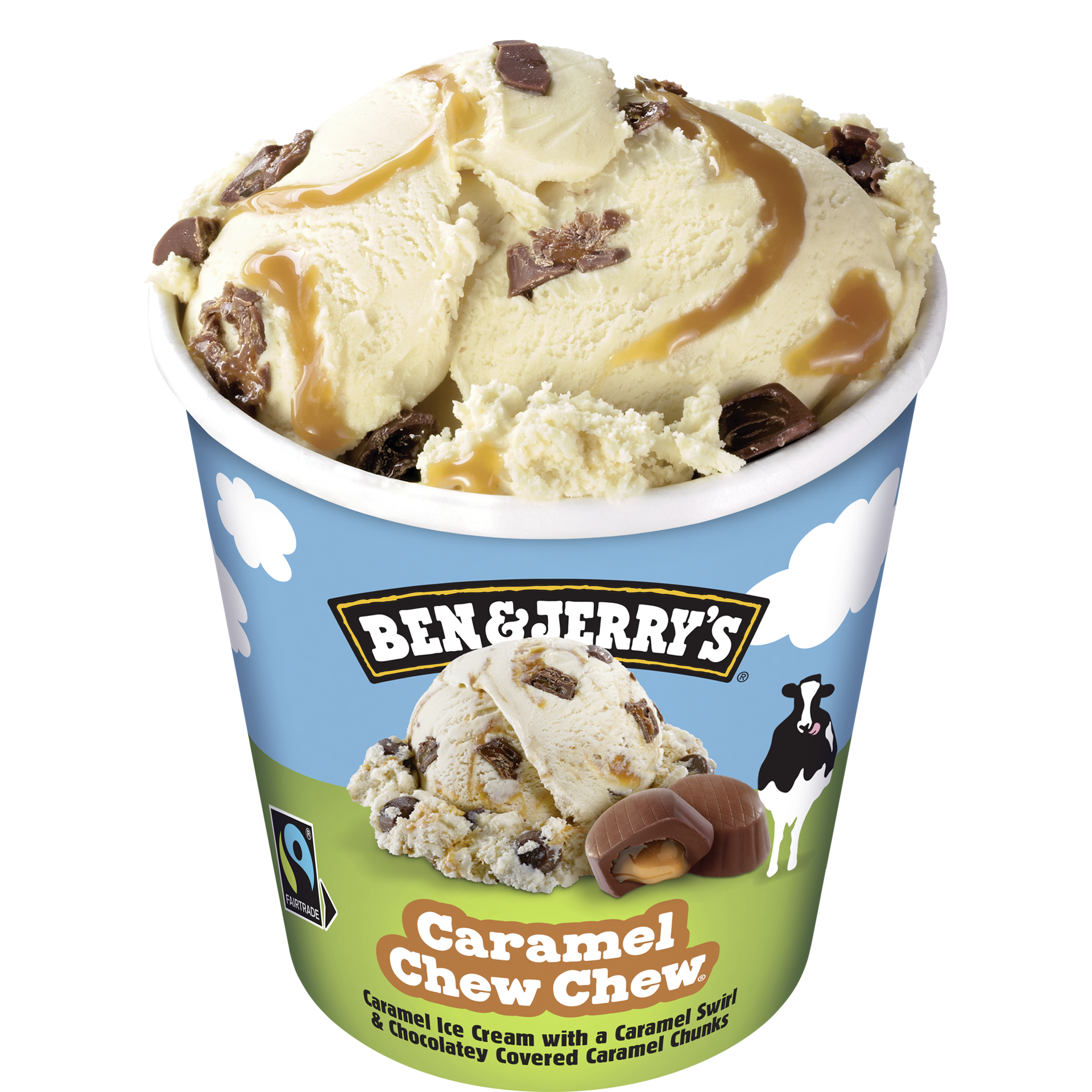 Caramel Chew Chew Original Ice Cream Tubs
