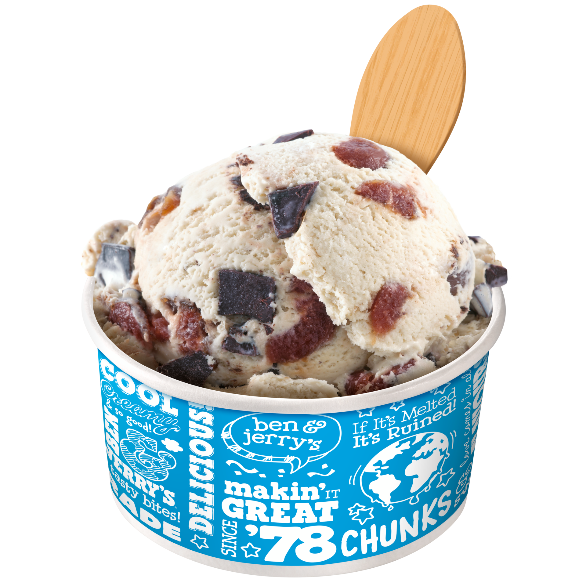 Cherry Garcia Original Ice Cream Scoop Shop Flavours