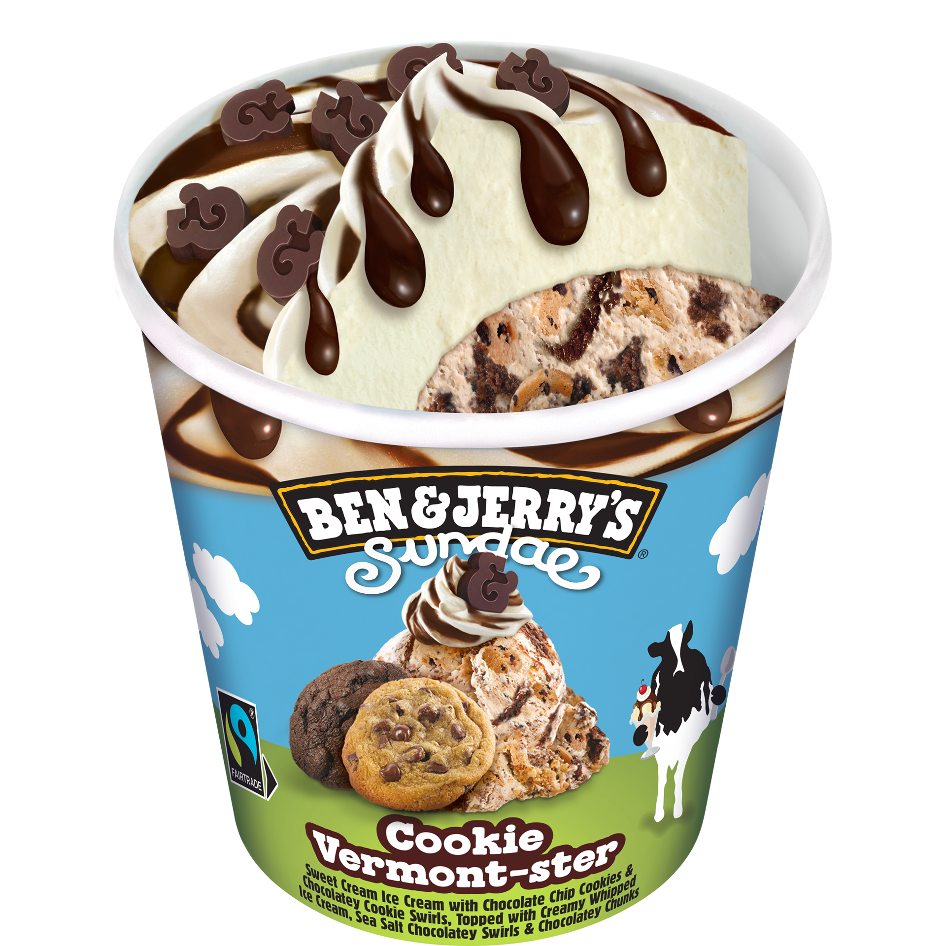 Cookie Vermont-ster Sundaes Tubs