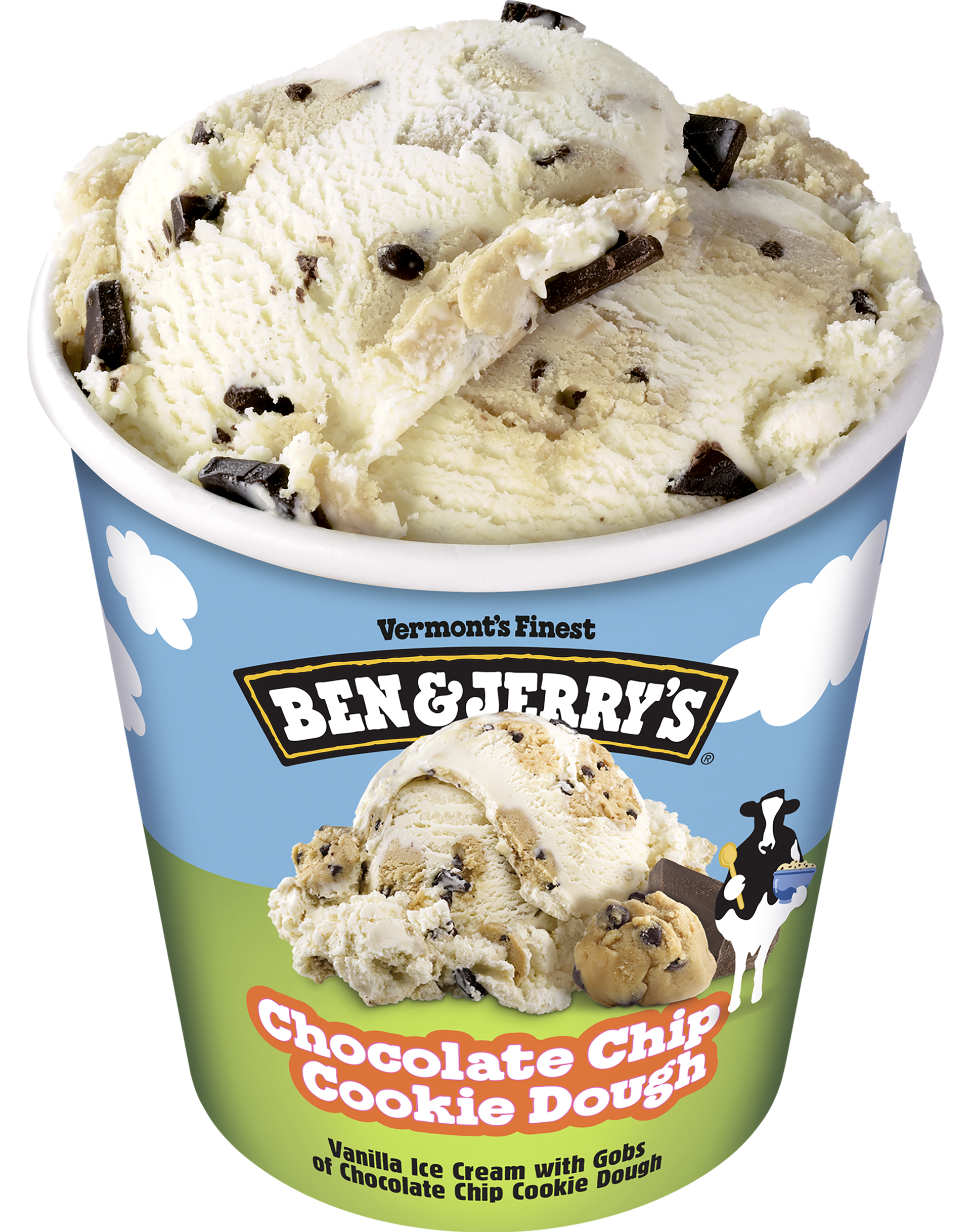 Chocolate Chip Cookie Dough Ice Cream - Pint