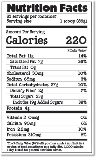 Nutrition Facts