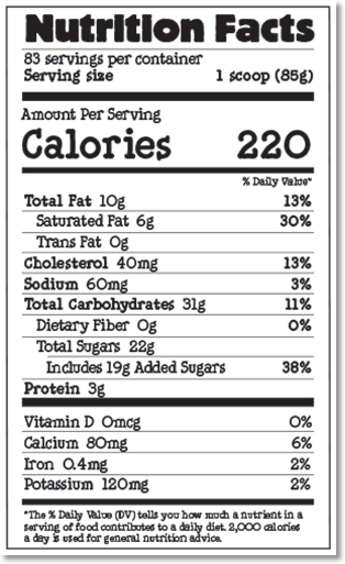 Nutrition Facts