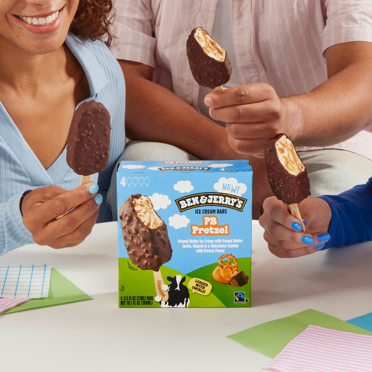 PB Pretzel Ice Cream - Bar Multipack 2 / 3