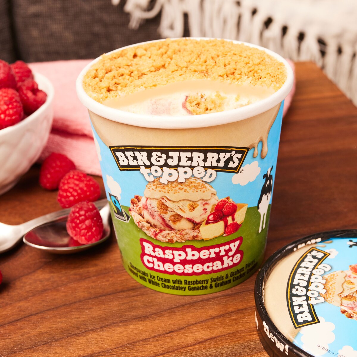 Raspberry Cheesecake Topped - Pint 4 / 5