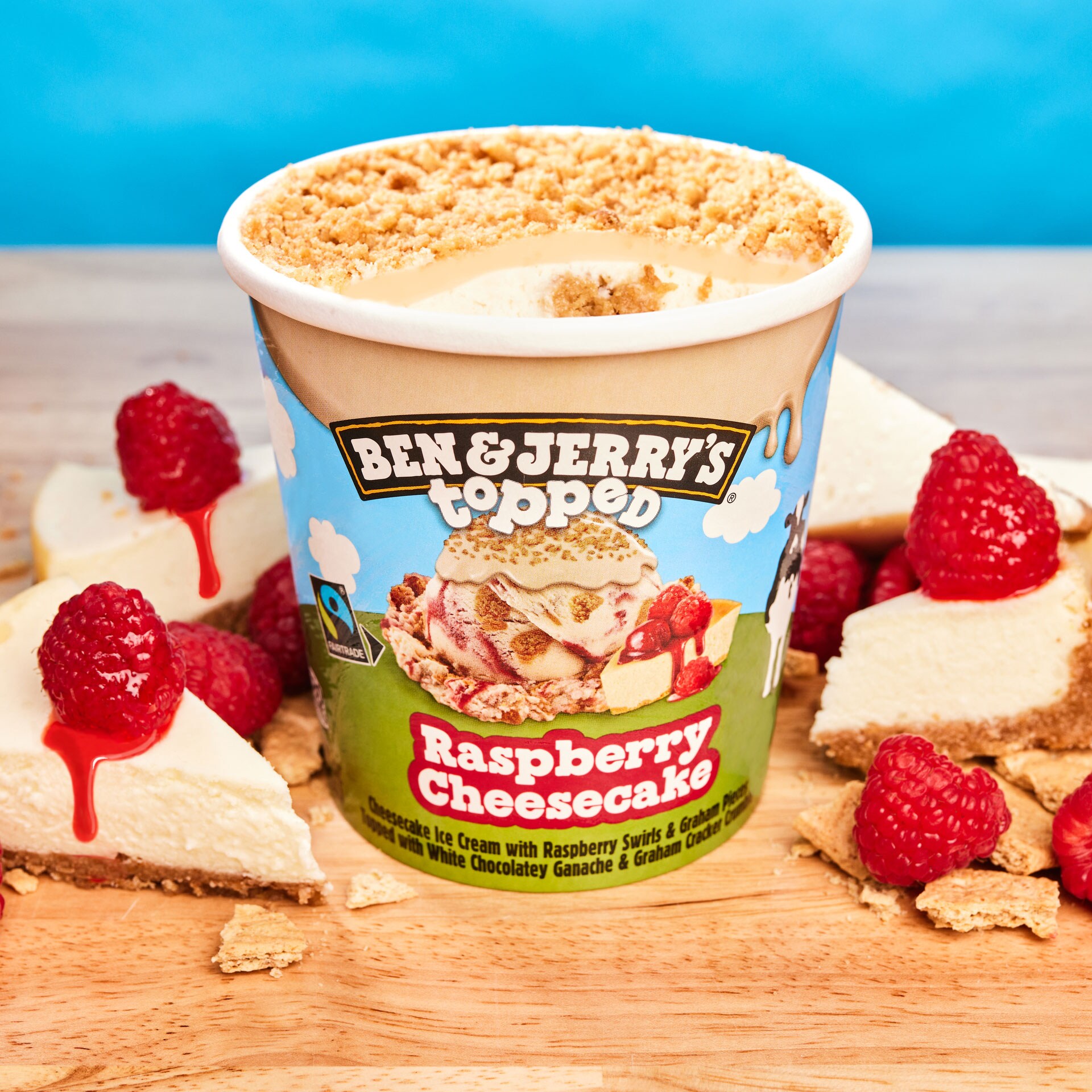 Raspberry Cheesecake Topped Pint