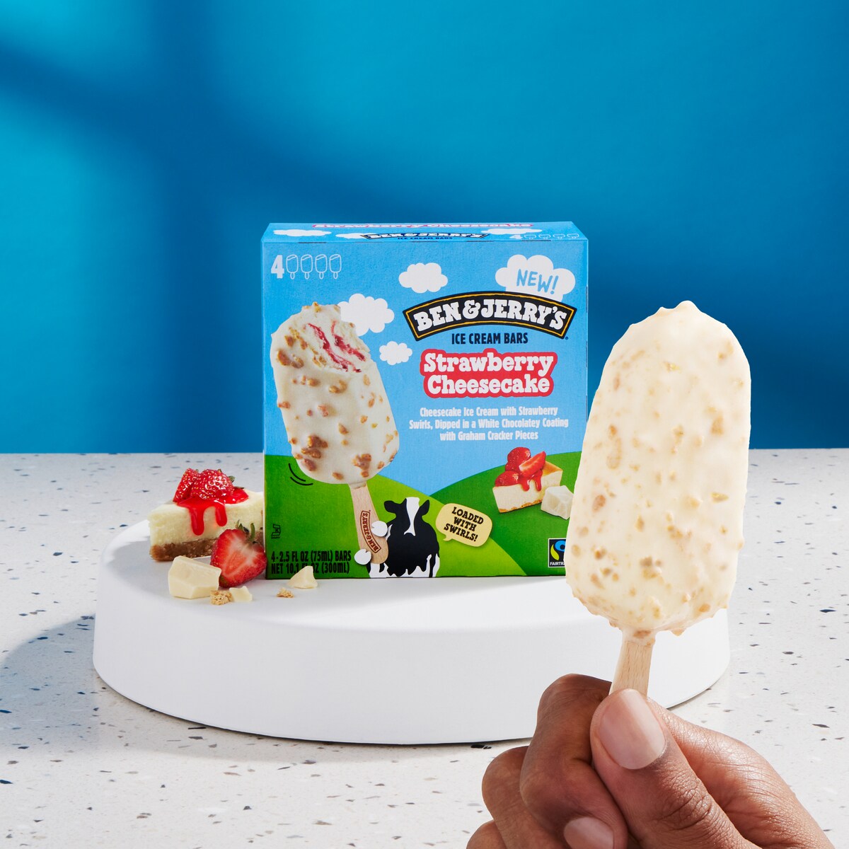 Strawberry Cheesecake Ice Cream - Bar Multipack 2 / 4