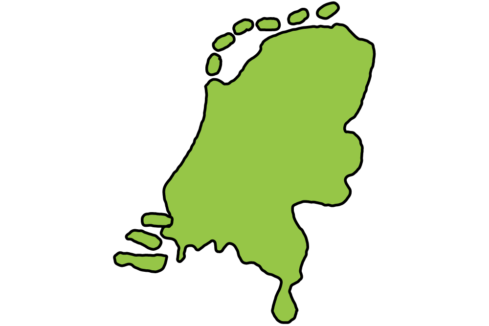 Map of the Netherlands