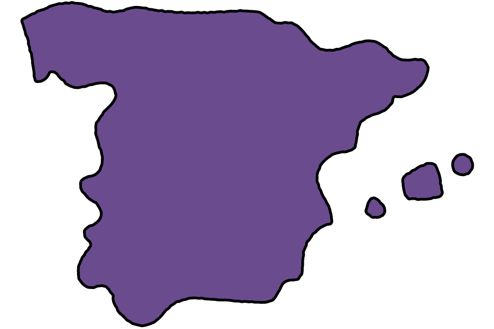 Map of Spain