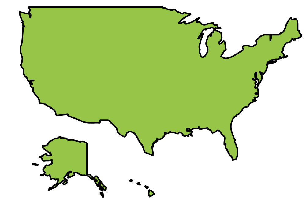 Map of the United States